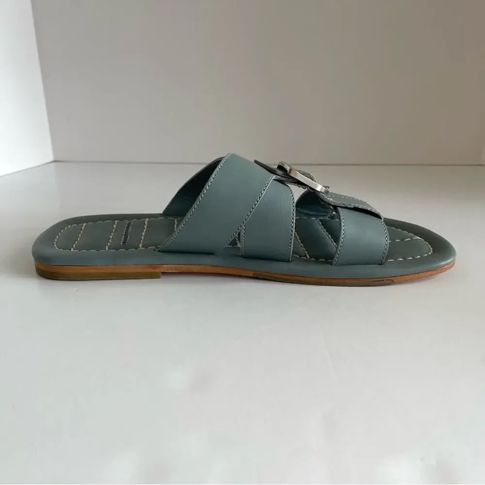 Free‎ People Leather Buckle Sandal Sloan Size 9